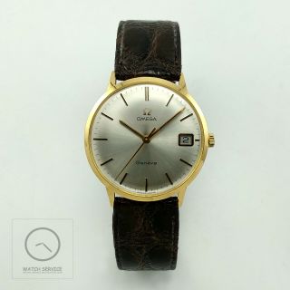 Omega Geneve 18k Solid Gold Mens Vintage Mechanical Watch Cal.  613