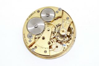 Antique Victorian Edwardian J W Benson Pocket Watch Movement 14965 3