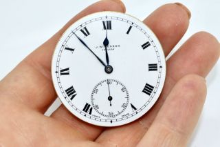 Antique Victorian Edwardian J W Benson Pocket Watch Movement 14965 4