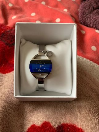 Ladies Storm Temptress Charm Lazer Blue Watch Only Worn Once