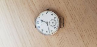 33mm Vintage & Rare 0.  935 Silver A.  L.  D Made In England Jw Benson 15 Jewels Watch