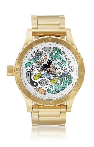 Nixon Limited Edition Disney Mickey Mouse Gold Steven Harrington Watch 07