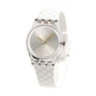 Swiss Swatch Originals Materassino White Silicone Women Watch Lk365 $65
