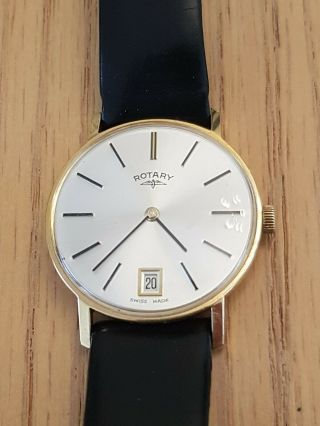 Vintage Rotary Gold Plated Wind Up Watch