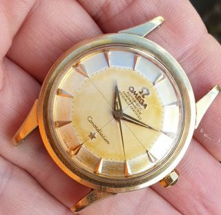 Vintage Omega Constellation Chronometer Cal 505 Pie Pan Watch 2852