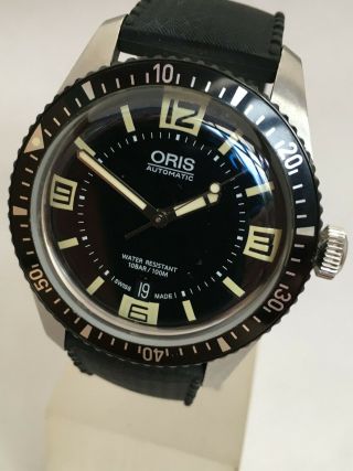 Oris Mans 40mm Heritage Sixty Five 65 Mechanical Automatic Divers Watch - Vgc