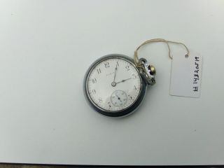 Pocket Watch Elgin 18 - S (1910),  7j.  And Running For 10 Hours.