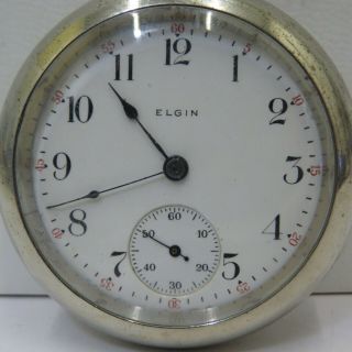 Vintage 1911 Elgin Pocketwatch - Sz 18 - Grd.  294 - 7J - NOT FUNCTIONAL 2