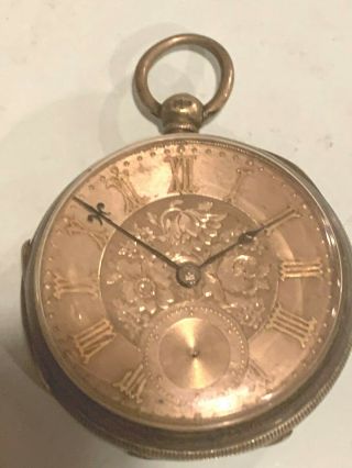 English Lever Fusee Marked L Goldstone Manchester Case 51mm