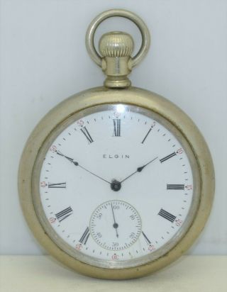 Vintage Elgin Pocket Watch 16s 15j Gr 248 Mod 7 C.  1903 Crescent Swing - Out Case