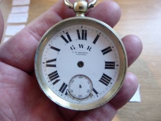 Rare Antique Gents G.  W.  R Great Western Railway J.  W.  Benson Pocket Watch Casing