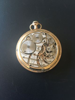 1916 Ilinois 12s,  15j,  Open Face Antique Pocket Watch Runs 5