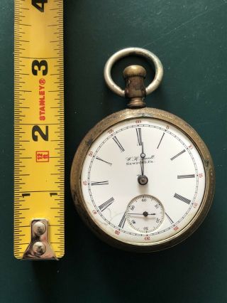 Antique Illinois Watch Company Pocket Watch 1890s Newport Pa Perry County Rare 4