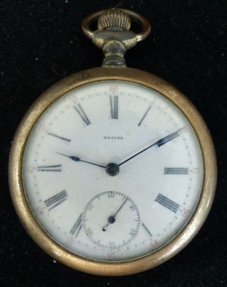 Antique Regina Gold Filled Pocket Watch 17 Jewels