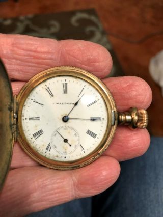 Antique Waltham Pocket Watch/ for repair 2