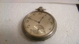 Antique Elgin Pocket Watch - Deco Look 6