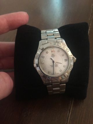 Tag Heuer Aquaracer Diamond Dial Women’s Wrist Watch Waf1312.  Ba0824