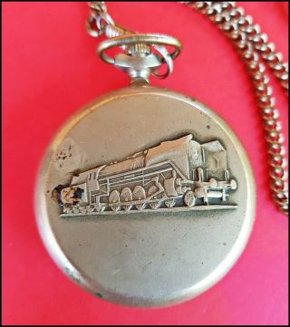 Molnija - Old Vintage Antique - Pocket watch - Train Case - USSR 4