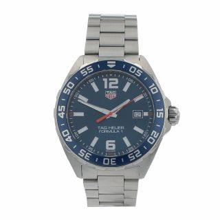 Mens Pre Owned Watch 43mm Tag Heuer Formula 1 Ref Waz1010 Box Papers