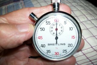 Rare Vintage Breitling Stop Watch Chronograph 60sec Minute Sports Medical Timer 3