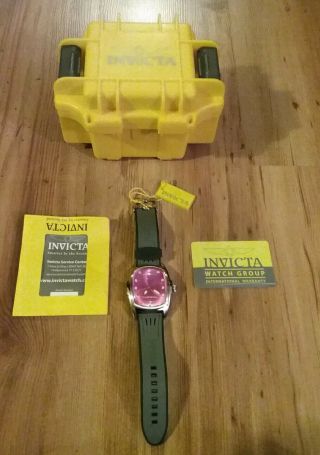 Ladies Invicta Watch Special Edition Lupah Pink Dial Brand Wristwatch