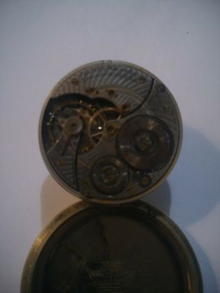 1922 Illinois Pocket Watch.  Nickel Grade 806.  16s 21j Open - face.  Non 2