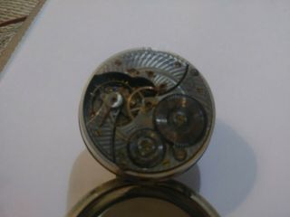 1922 Illinois Pocket Watch.  Nickel Grade 806.  16s 21j Open - face.  Non 7
