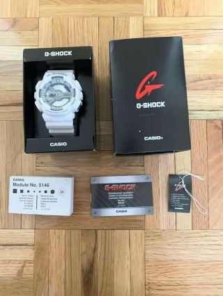 Casio Men’s G - Shock Ga110c - 7acr White Analog - Digital Multi - Function Sport Watch