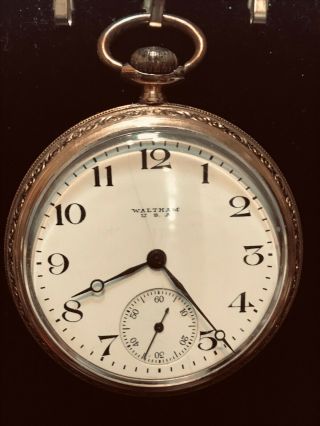 1919 Waltham 7j Pocket Watch Grade 610 Size 16s