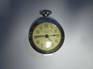 Vintage Heco Swiss Alarm Pocket Watch 7 Jewels Brevet 227383 Parts Or Repair?