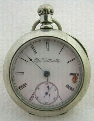 Antique 18s Elgin 7 Jewel Grade 208 Pocket Watch