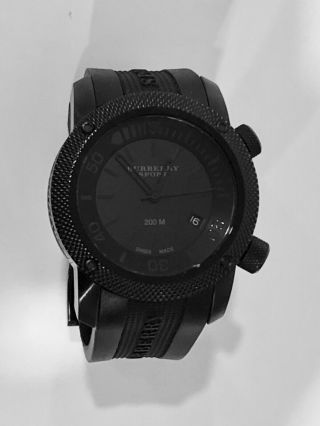 Burberry Sport Black Dial Watch (bu7724)