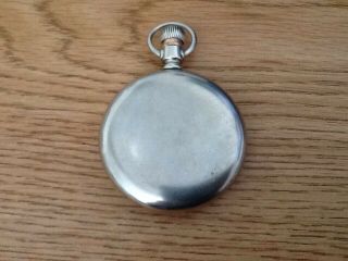 Illinois Watch Co.  Pocket Watch 1902/1903 16 Size Silver Color Not Running 5