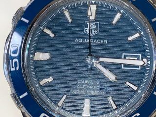 tag heuer aquaracer calibre 5 500m Automatic watch WAK2111.  BA0830 6