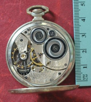 Vintage 1922 Elgin size 12 pocket watch 17 jewel,  Running Gold plated 3