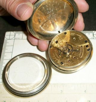 Elgin Antique American Pocket Watch Good Runner Grade 74 Circa 1894 2