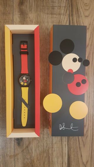 Swatch X Damien Hirst Gz323s Spot Mickey Mouse Watch Edition - 1453/1999