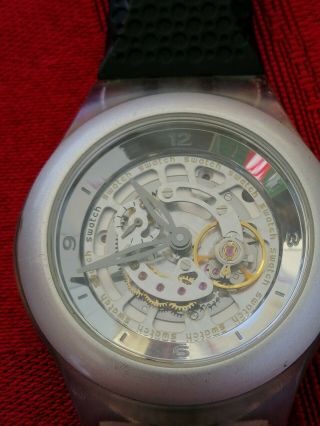 Swatch Diaphane One Carrousel Tourbillon Limited Edition Mechanical Wrist Watch 3