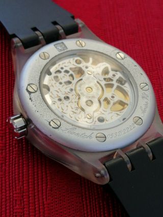 Swatch Diaphane One Carrousel Tourbillon Limited Edition Mechanical Wrist Watch 5
