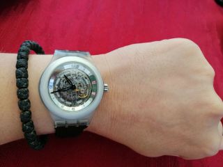 Swatch Diaphane One Carrousel Tourbillon Limited Edition Mechanical Wrist Watch 9