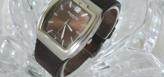 Kenneth Cole Men ' s Brown Dial /Leather Band Watch P93 - 05 KC1213 (64) 4