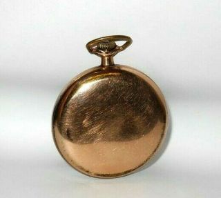 Antique 1898 Hampden 16s 17 Jewel Gold Filled Railroad Grade Pocket Watch 3