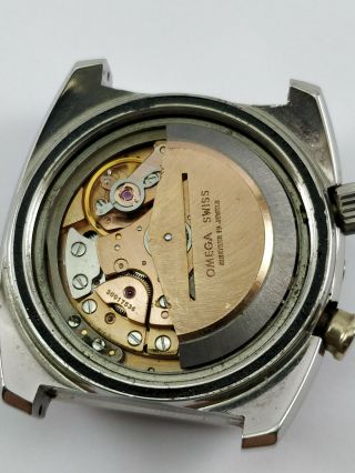 OMEGA Memomatic Vintage Automatic Alarm Watch 166.  072 Cal 980 Rare 1970 ' s 4