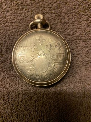 Vintage Reliance USA Pocketwatch.  Nonworking.  The Winner Guaranteed 20 Years 3