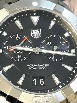 Tag Heuer Aquaracer Alarm Watch Save £500 Off Current Rrp Inc Boxes Etc