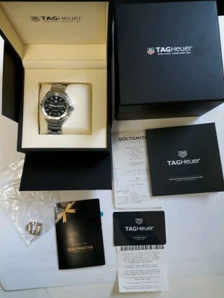 TAG HEUER AQUARACER ALARM WATCH SAVE £500 off current RRP inc boxes etc 2