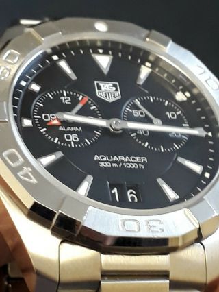 TAG HEUER AQUARACER ALARM WATCH SAVE £500 off current RRP inc boxes etc 5