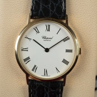 CHOPARD Classic ∅33mm Watch / 9K Solid Gold Case,  18K Gold Buckle / Box,  Booklet 4