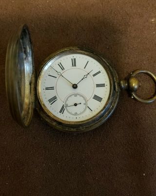 Vintage M J Tobias Liverpool Key Wind Compass Pocket Watch