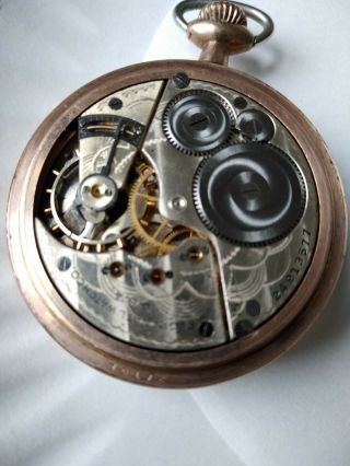 Vintage Elgin Pocket watch 15 Jewels///model 7 ELGIN 16S for Parts//Repair ELGIN 8